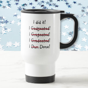 Mug De Voyage J'ai fait une faute d'orthographe drôle Diplômé Jo