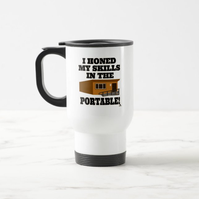 Mug De Voyage J'Ai Pensé Mes Compétences Amusant Portable Devise (Gauche)