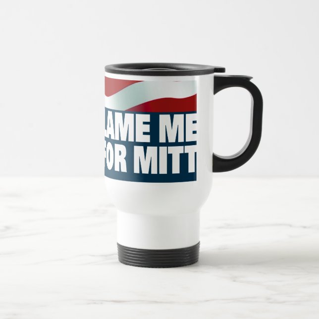 Mug De Voyage J'ai voté pour le gant (Droite)
