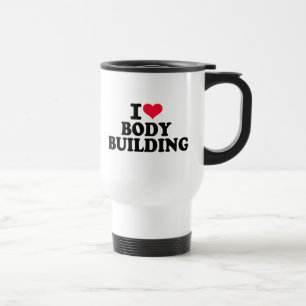 Mug De Voyage J'aime bodybuilding