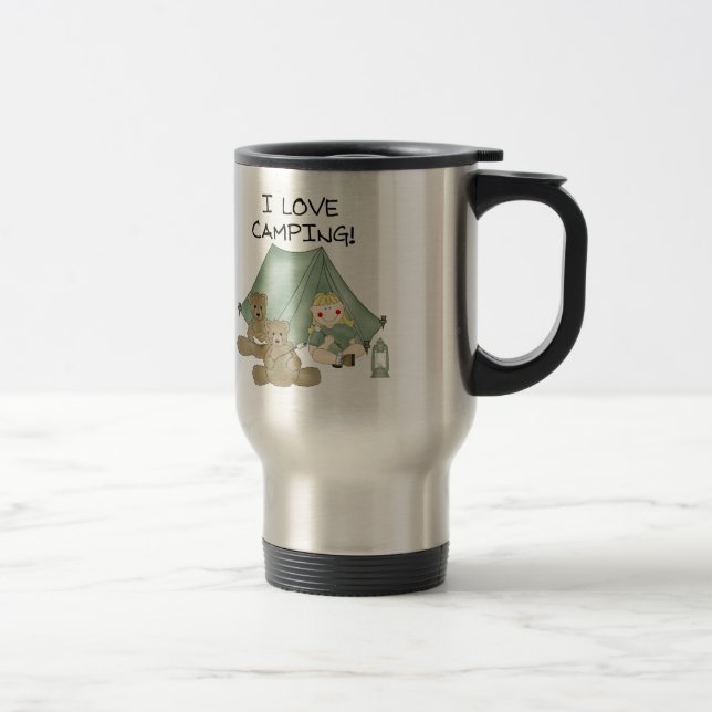 Mug De Voyage J'aime camper (Droit)