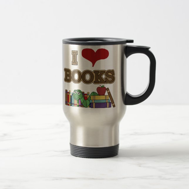 Mug De Voyage J'aime des livres (Droit)