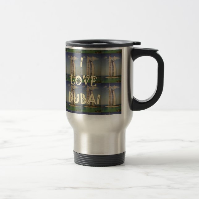 Mug De Voyage J'aime Dubaï (Droit)