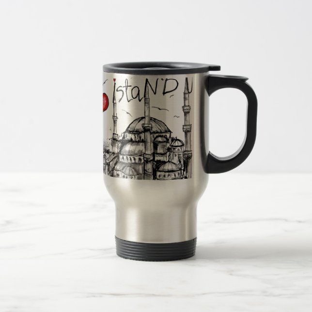 Mug De Voyage J'aime Istanbul (Droit)