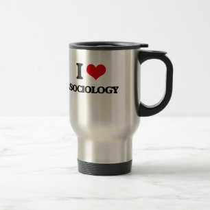 Mug De Voyage J'aime la sociologie