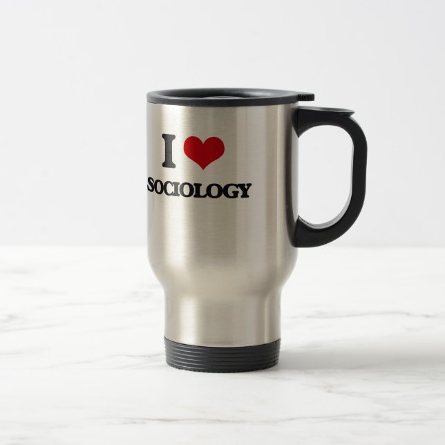 Mug De Voyage J'aime la sociologie (Droit)