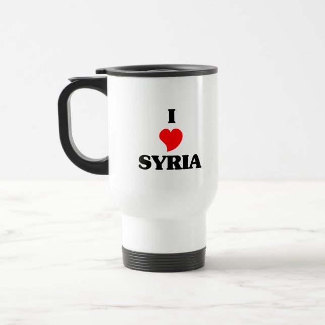 Mug De Voyage J'aime la Syrie (Gauche)