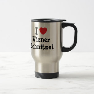 Mug De Voyage J'aime le coeur de Wiener Schnitzel T-Shirt