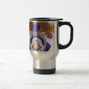 Mug De Voyage J'aime le drapeau - J'aime l'Éthiopie Rouge Or V