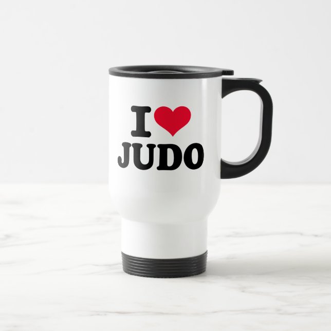 Mug De Voyage J'aime le judo (Droite)