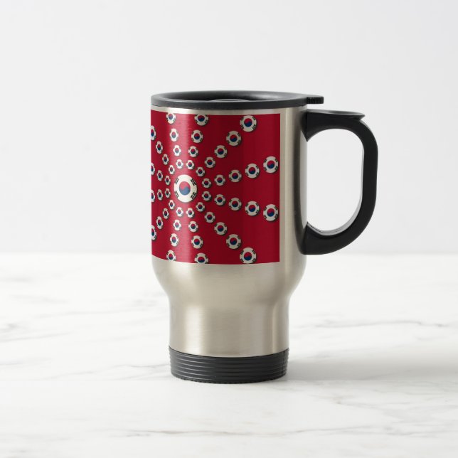 Mug De Voyage J'aime le rouge (Droit)