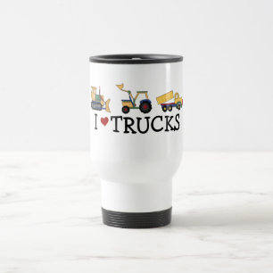 Mug De Voyage J'aime le T-shirts et les cadeaux de camions
