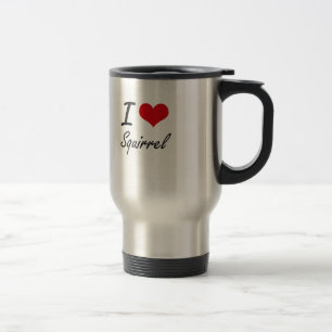 Mug De Voyage J'aime l'écureuil