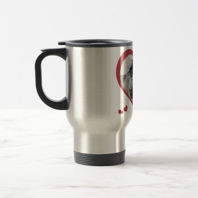 Mug De Voyage J'aime les chevaux nouveau 2 (Gauche)