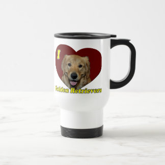 Mug De Voyage J'aime les chiens d'arrêt d'or