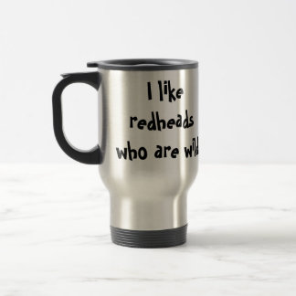 Mug De Voyage J'aime les femelles rousses blooded chaudes