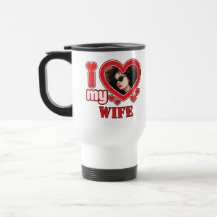 Mug De Voyage J'Aime Ma Femme Personnalisée