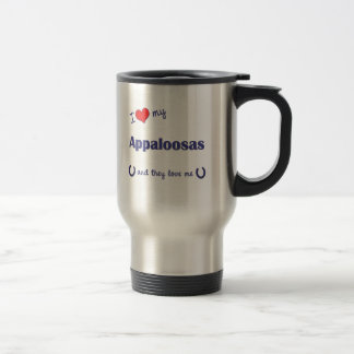 Mug De Voyage J'aime mes Appaloosas (les chevaux multiples)