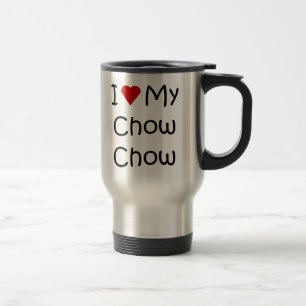Mug De Voyage J'aime mes cadeaux et habillement de race de chien