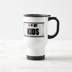 Mug De Voyage J'aime mes enfants