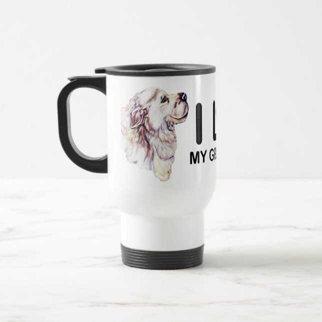 Mug De Voyage J'Aime Mes Grands Pyrénées (Gauche)