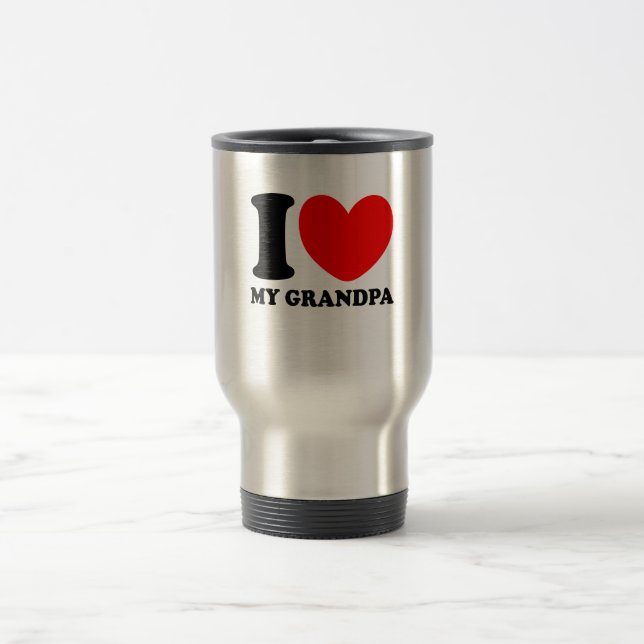 Mug De Voyage J'aime mon grand-papa (Centre)