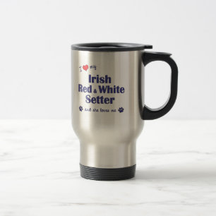 Mug De Voyage J'aime mon poseur rouge et blanc irlandais (le