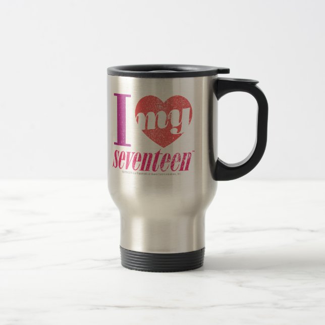 Mug De Voyage J'aime mon rose 17 (Droit)