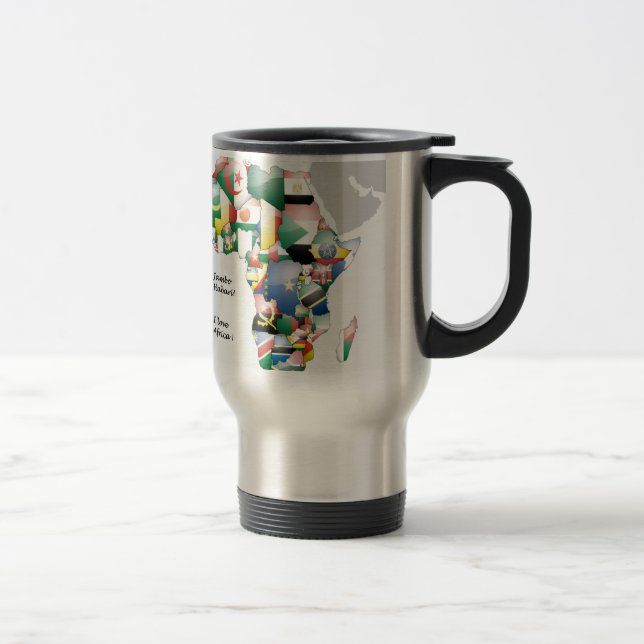 Mug De Voyage Jambo Habari Afrique ! J'aime l'Afrique (Droit)