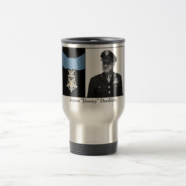 Mug De Voyage James "Jimmy" Doolittle et la médaille de (Centre)