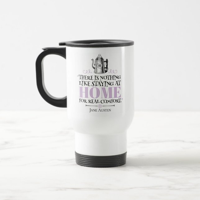 Mug De Voyage Jane Austen - Séjour à la maison - Café Pot (Gauche)