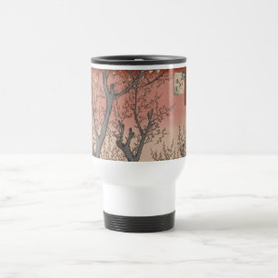 Mug De Voyage Jardin de prune fleuri d'arbre japonais