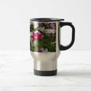 Mug De Voyage Jardin fleuri cosmos coloré
