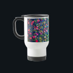 Mug De Voyage Jardin italien Gustav Klimt<br><div class="desc">Travel Mug avec la peinture à l’huile de Gustav Klimt,  Paysage du jardin italien (1913). Un beau jardin de fleurs colorées : rouge,  blanc,  rose,  violet. Un grand cadeau pour les amateurs d'art Art Nouveau et autrichien.</div>