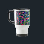 Mug De Voyage Jardin italien Gustav Klimt<br><div class="desc">Travel Mug avec la peinture à l’huile de Gustav Klimt,  Paysage du jardin italien (1913). Un beau jardin de fleurs colorées : rouge,  blanc,  rose,  violet. Un grand cadeau pour les amateurs d'art Art Nouveau et autrichien.</div>