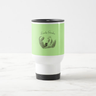 Mug De Voyage Jardin romantique vintage - Mono Élégance minimale