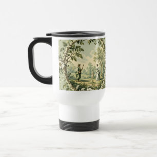 Mug De Voyage Jardin vintage vert sauge floral
