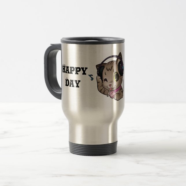 MUG DE VOYAGE  JARRO FELIZ DIA (Devant gauche)