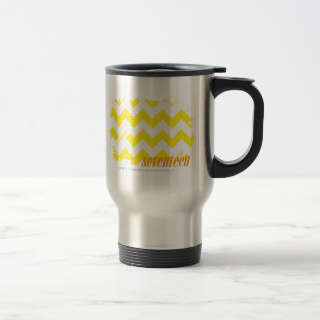 Mug De Voyage Jaune 2 de zigzag (Droit)