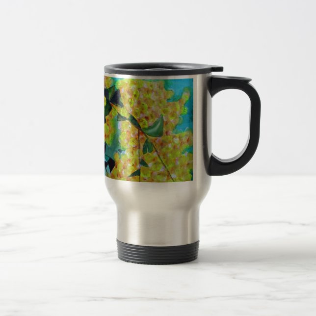 Mug De Voyage Jaune Wattle (Droit)