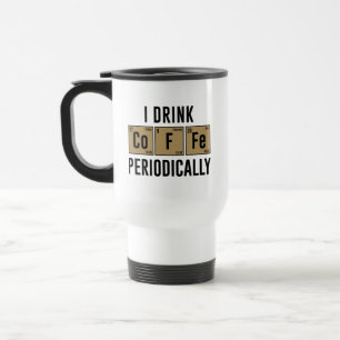 Mug De Voyage Je Bois Du Café Périodiquement