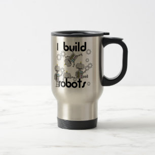 Mug De Voyage Je construis des robots