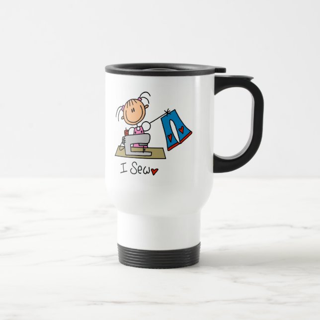 Mug De Voyage Je couds (Droite)