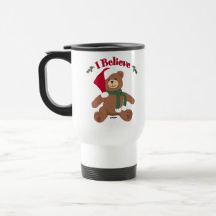 Mug De Voyage Je crois ! Ours en peluche de Noël