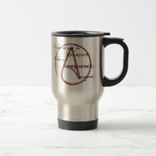 Mug De Voyage Je n'ai aucun besoin de religion avec le symbole