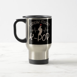 Mug De Voyage Je parle Fluent K Pop coréen Pop Music Corée du Su