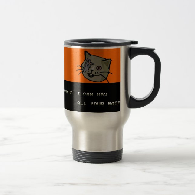 Mug De Voyage Je peux a toute votre base ? (Droit)