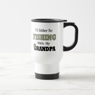 Mug De Voyage Je préfère pêcher avec grand-père