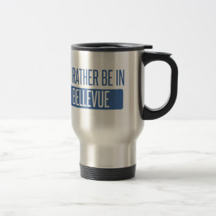 Mug De Voyage Je préférerais être à Bellevue WA