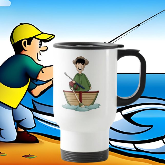 Mug De Voyage Je préférerais être un touriste de pêche (Créateur téléchargé)